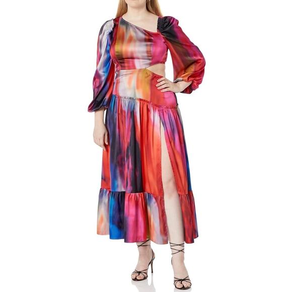 The Drop Womens Multi Asymmetrical Neck Cut-Out Dress Size XXL - Picture 13 of 13